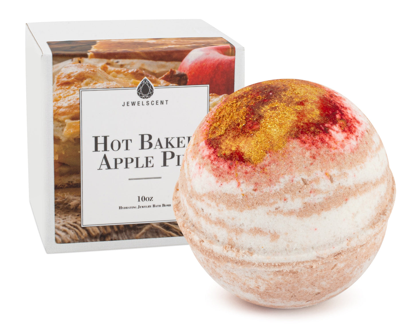 Hot Baked Apple Pie 10oz Jewelry Earrings Bath Bomb