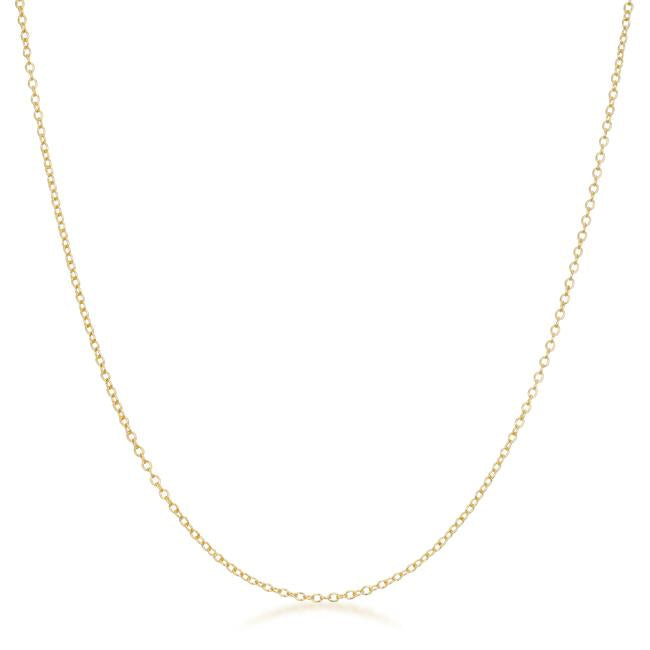 Delicate Gold Link Chain