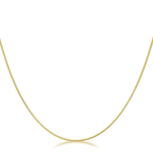 18 Inch Golden Snake Chain