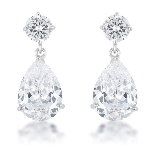 Shimmering CZ Earrings
