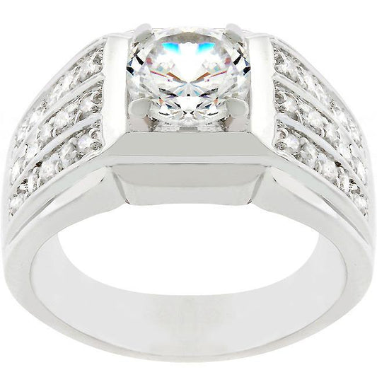 Rock Solid Cubic Zirconia Ring