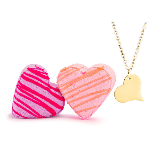 XOXO Necklace Bath Bomb Duo